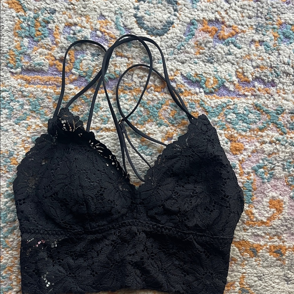 Pink by Victoria’s Secret strappy lace bra tank top never worn size xs